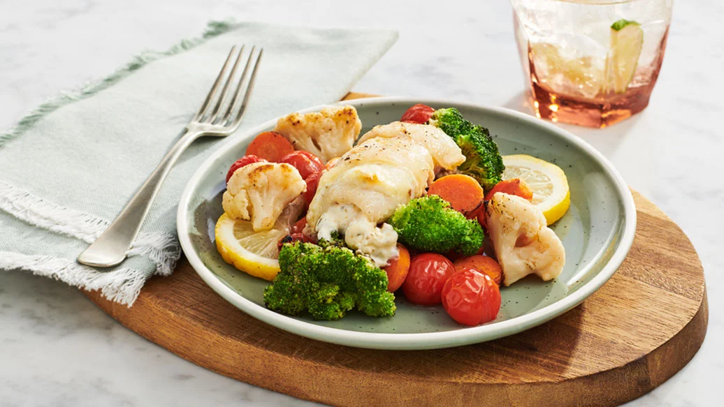 Lemon Stuffed Sole