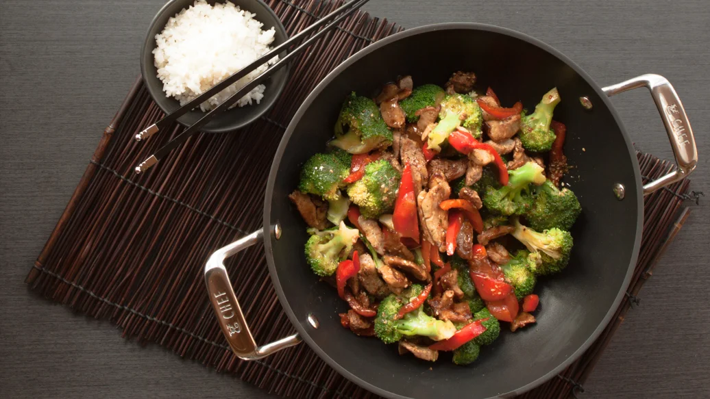 Pork Tenderloin and Broccoli Stir-Fry 