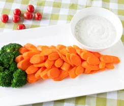 Veggie Carrot and Dip for Easter