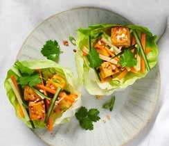Sweet Chili Tofu Salad Cups