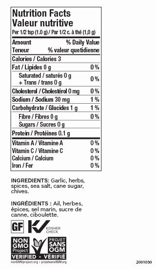 Herb & Garlic Dip Mix