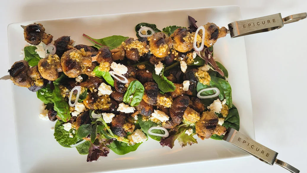 Grilled Cuban-Style Mushrooms