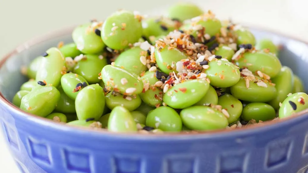 Edamame au sésame croquant