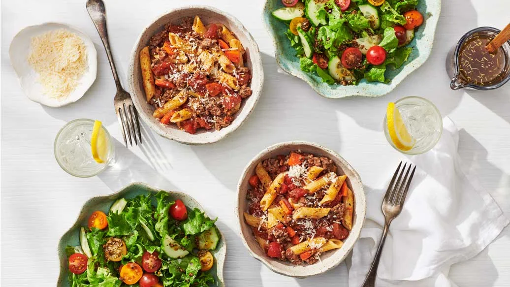 In a Jiffy Hamburger Pasta