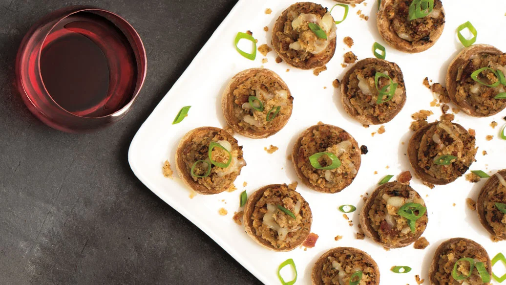 Stuffed Mushroom Caps
