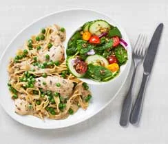Creamy Mushroom & Chicken Pasta