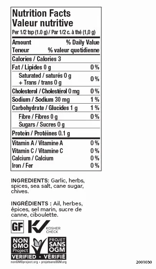 Herb & Garlic Dip Mix