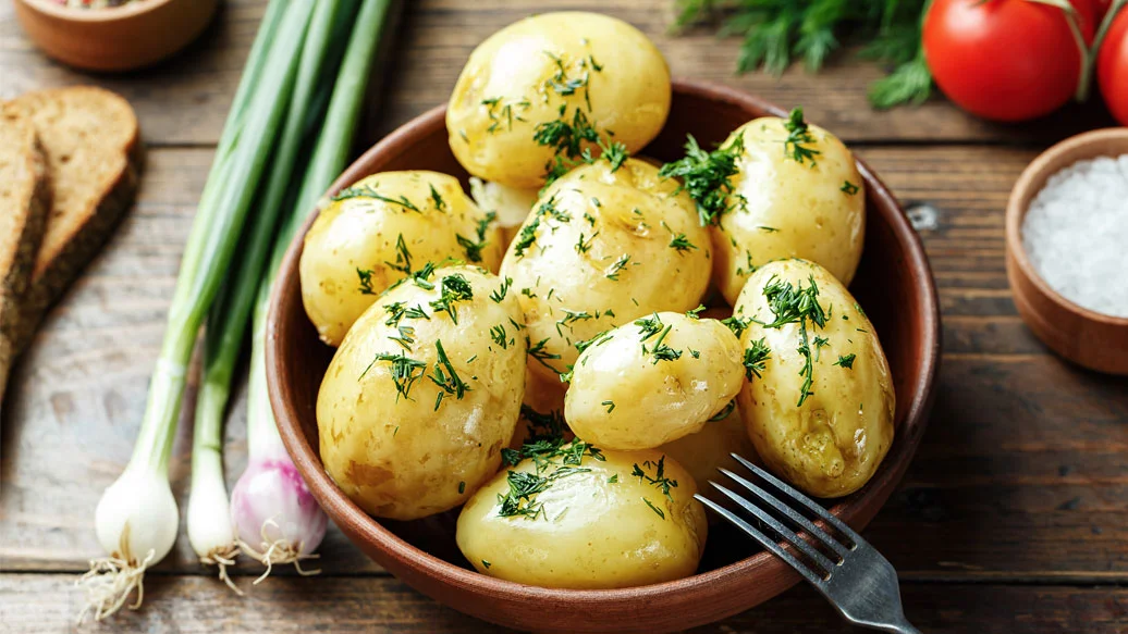 New Potatoes with Herb Butter