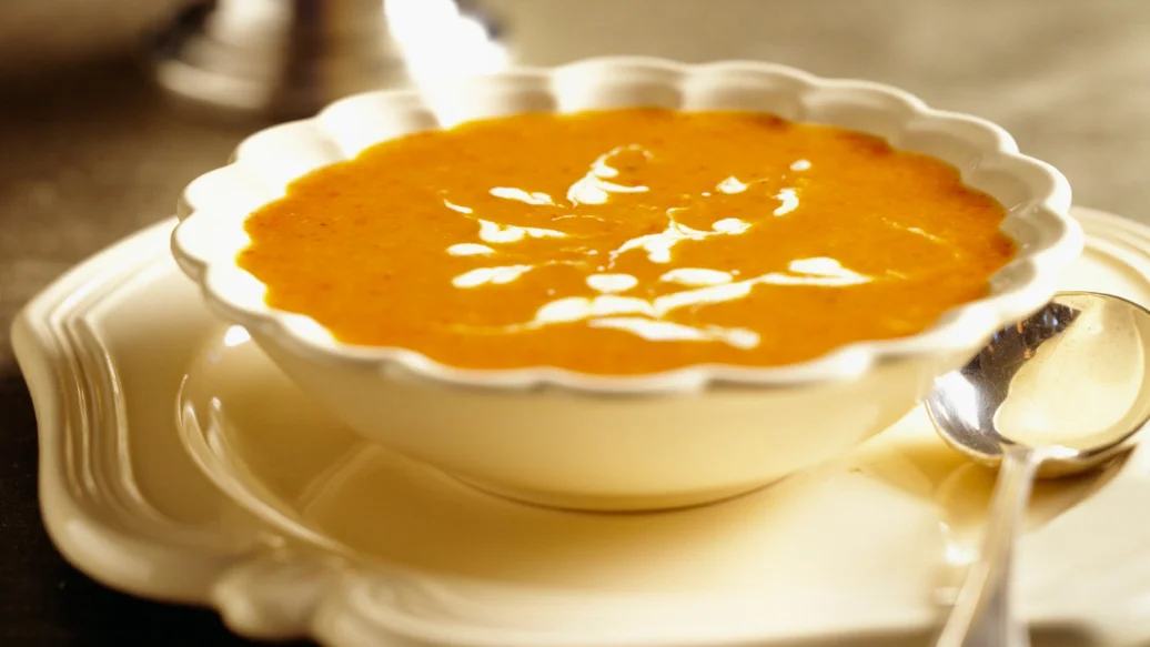 Curried Butternut Squash and Apple Soup