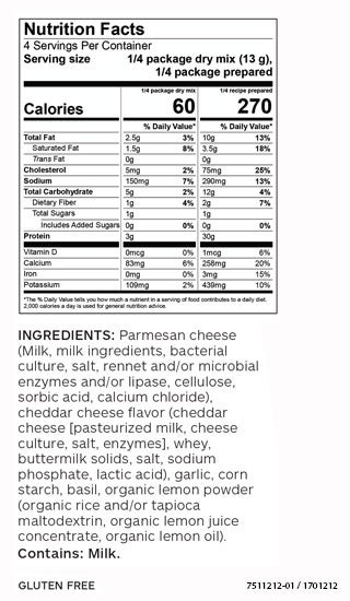 Creamy Pesto Parmesan Chicken Skillet Sauce Mix (Pkg of 3)