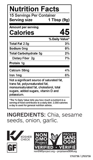 Everything Bagel Whole Food Topper