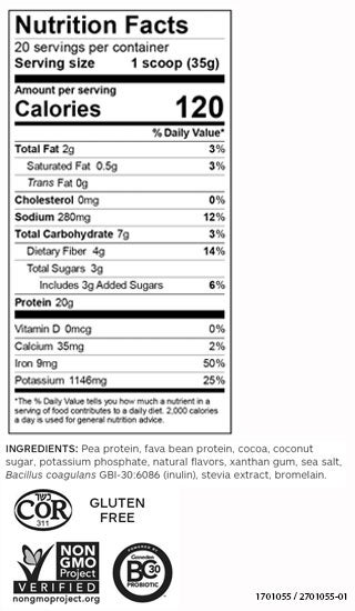 Power Up Chocolate Protein Blend (1701055)