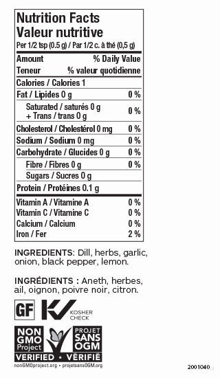 Lemon Dilly Dip Mix