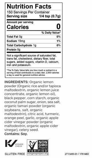 Lemon Pepper Wing Seasoning