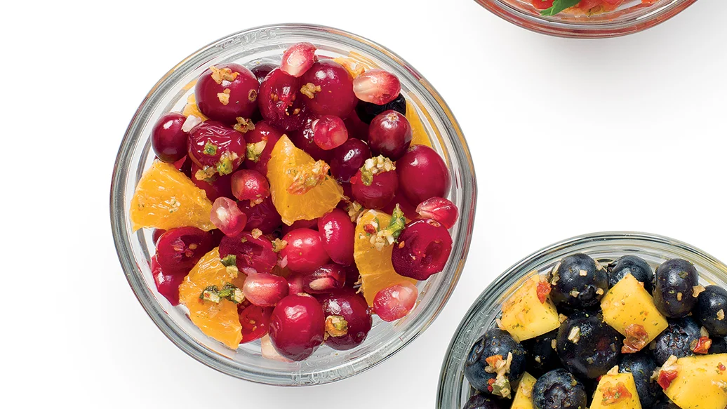 Mandarin, Pomegranate & Cranberry Salsa