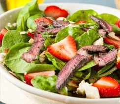 Steakhouse Strawberry & Spinach Salad