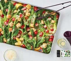 Sheet Pan Caesar Salad