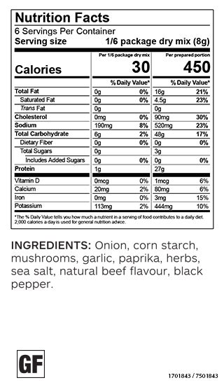 Beef Stroganoff Seasoning (Pack of 3)