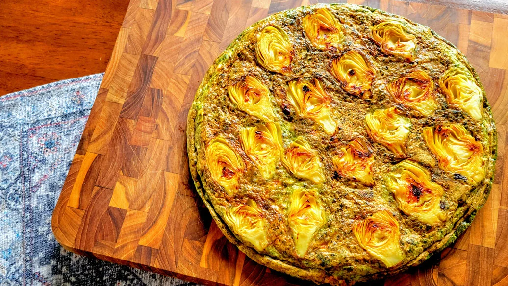 Spinach & Artichoke Frittata
