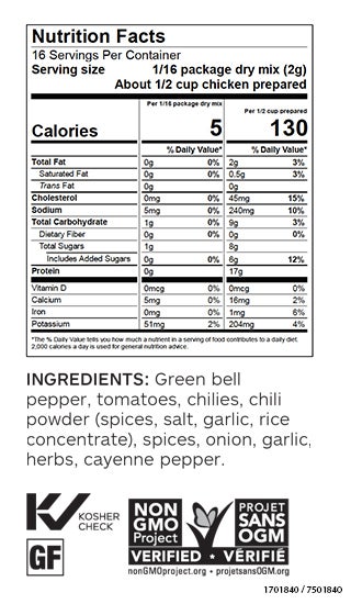 Pulled Chicken Seasoning (Pkg of 3)