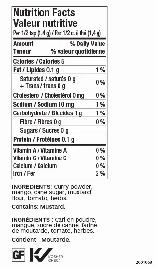 Mango Curry Dip Mix