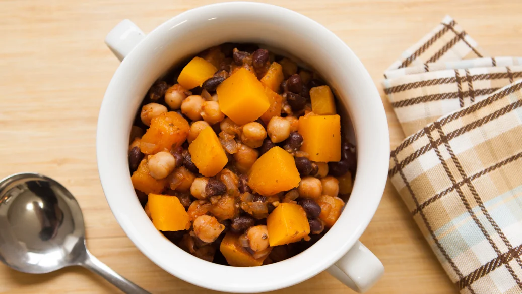 Tangy Winter Squash and Bean Chili