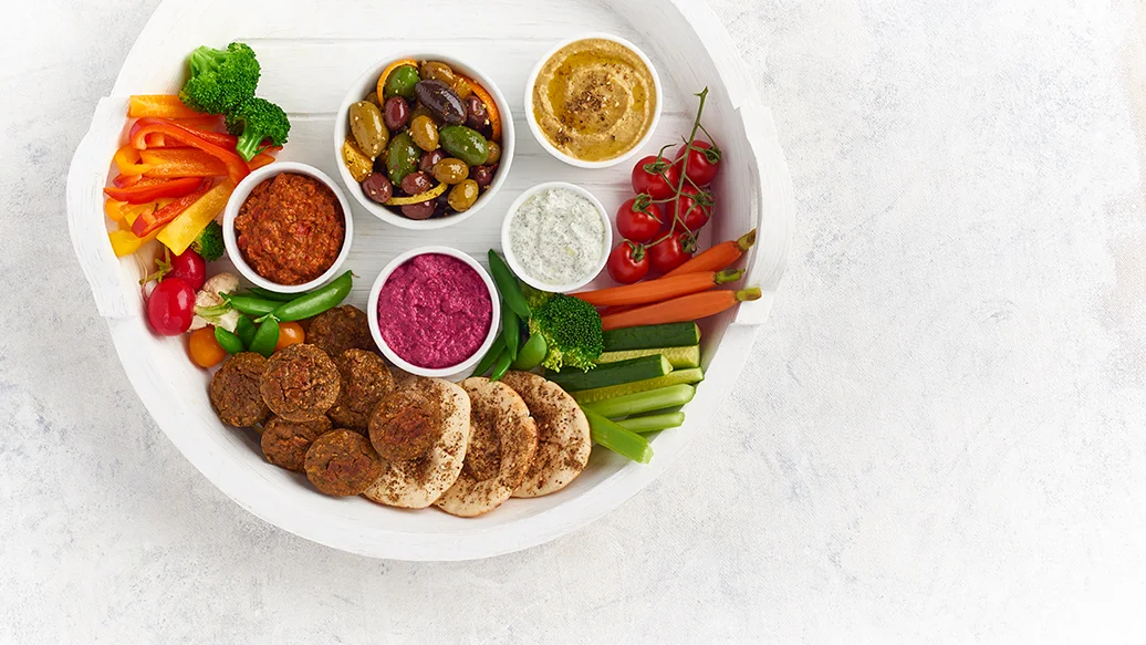Middle Eastern Mezze Platter