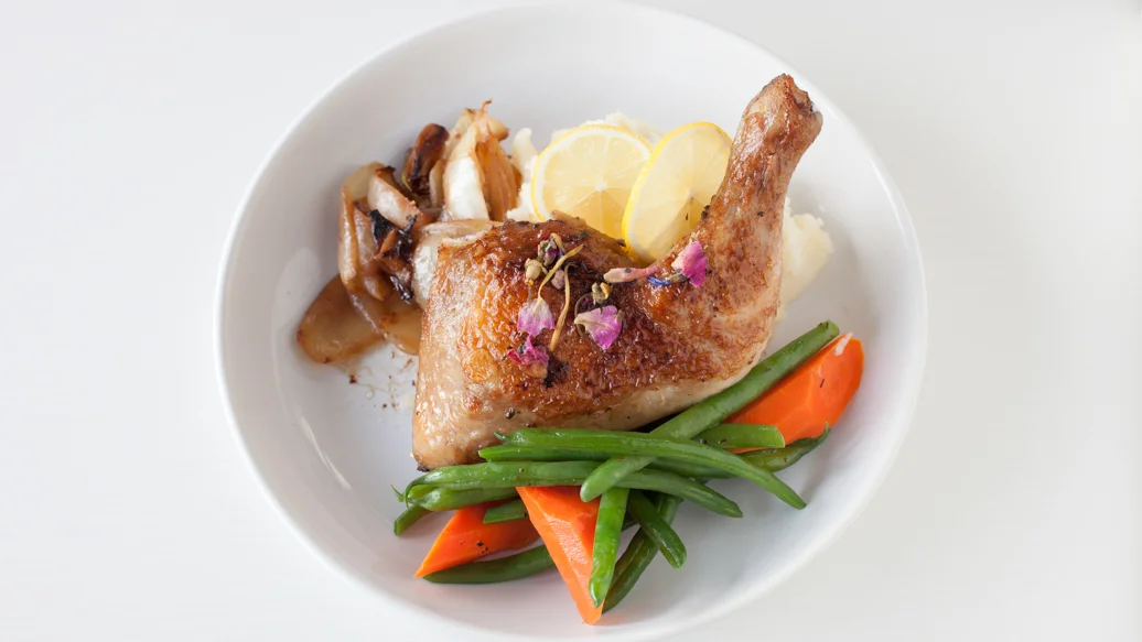 Pink Lady Brined and Roasted Chicken
