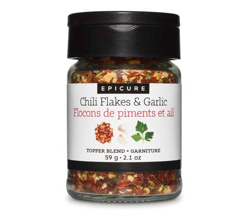 Chili Flakes & Garlic Topper