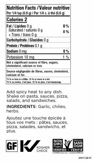 Chili Flakes & Garlic Topper