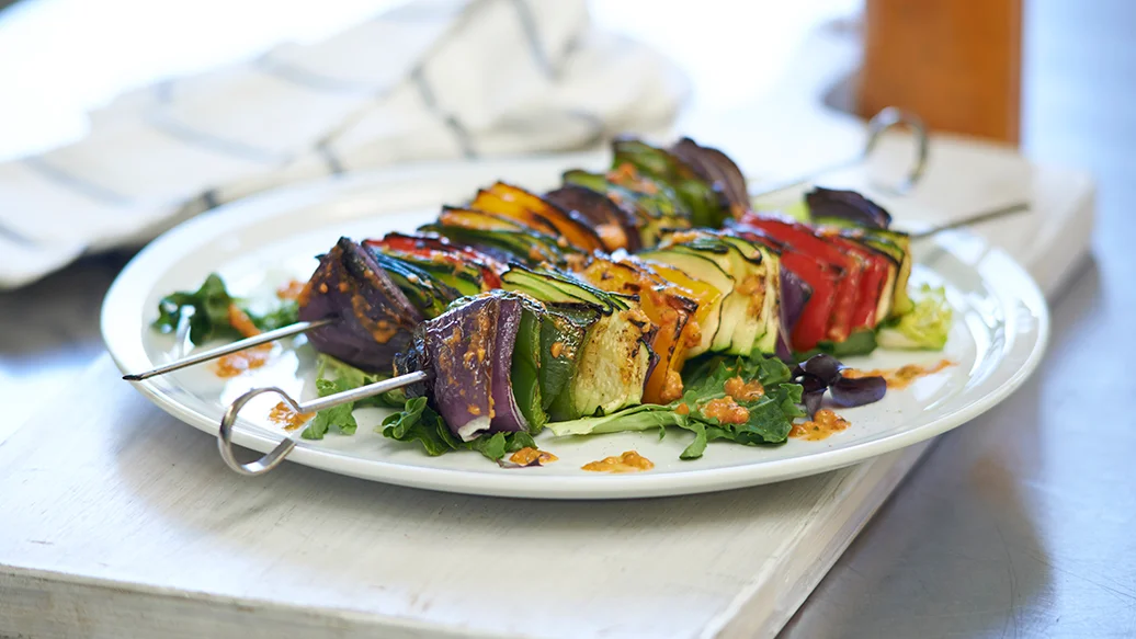 Salsa Veggie Skewers