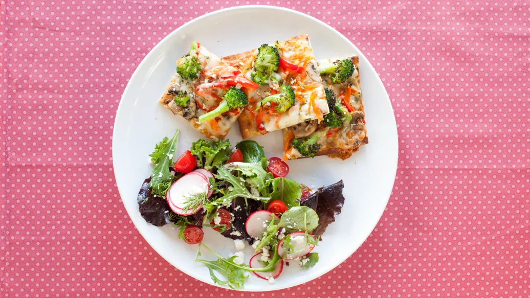 Meatless Pizza