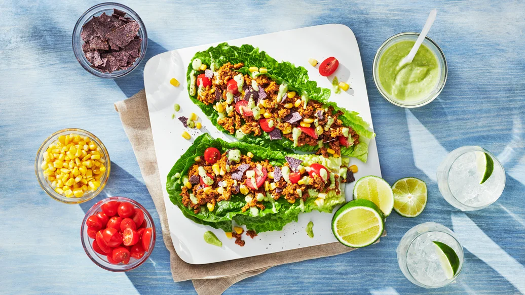Quartiers de césar farcis à la tex-mex