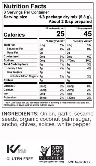 Korean BBQ Chicken & Rib Sauce Mix (Pkg of 3)(1501139)
