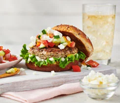 Greek Turkey Burgers