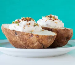 Baked Potatoes with CCB Dip
