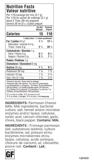Roasted Garlic & Parmesan Hot Dip Mix (Pack of 3)