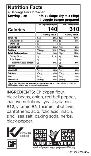 Veggie Burger Seasoning (Pkg 2)
