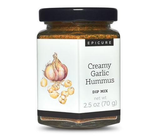 Creamy Garlic Hummus Dip Mix