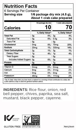 Classic Crab Cake Seasoning (Pack of 3)
