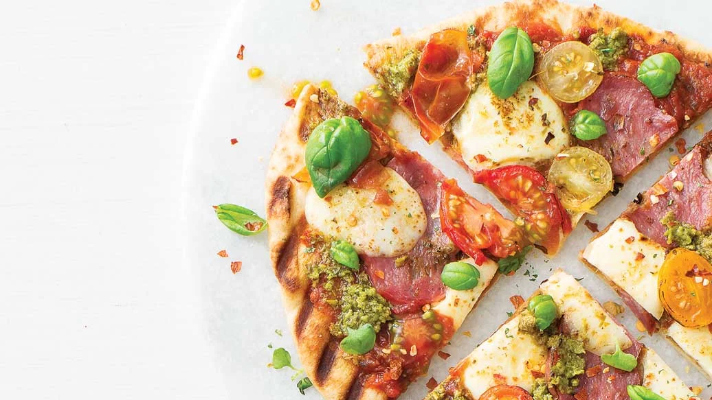 Tuscan Tomato & Salami Pizza