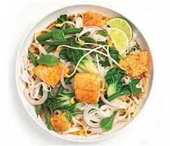 Thai Red Curry Salmon Noodle Bowl