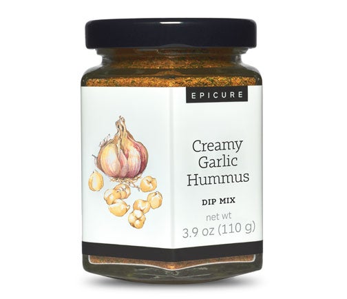Creamy Garlic Hummus Dip Mix