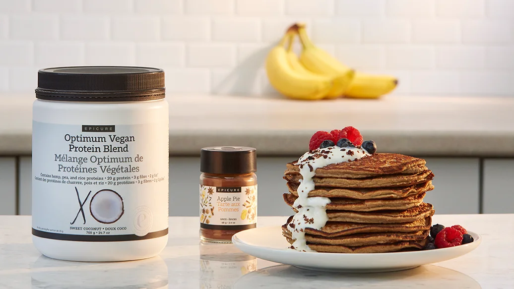 Powered Up Banana Pancakes