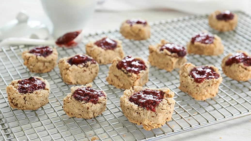 Amelia’s Vegan Shortbread Thumbprint Cookies