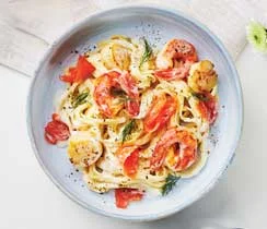 Seafood Alfredo