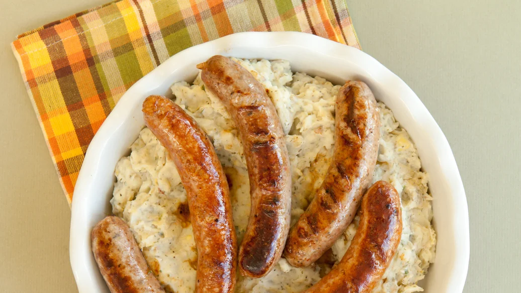Upscale Bangers & Mash