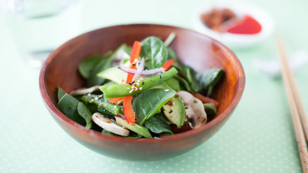 Asian Spinach Salad