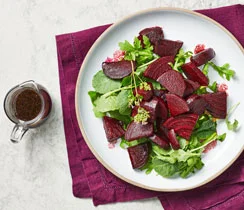 Roasted Beets with Pumpkin Balsamic Vinaigrette