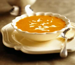 Curried Butternut Squash and Apple Soup